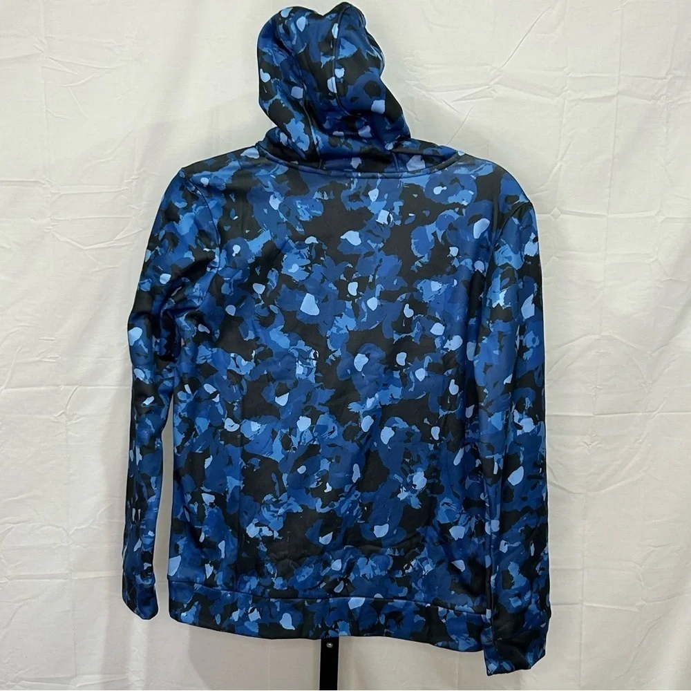 Under Armour Kids/Youth Blue and Black Camo Hoodie NEW Size Large